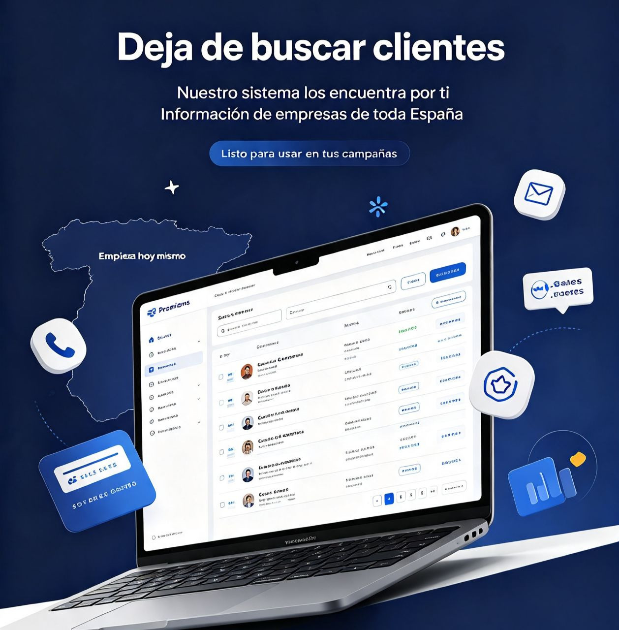 Consigue nuevos clientes