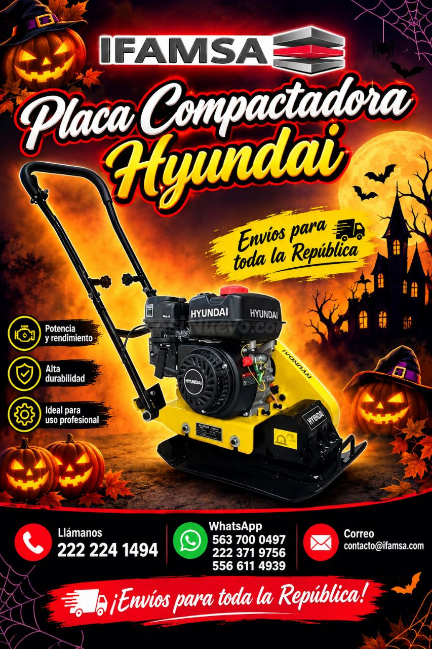 Placa compactadora Hyundai