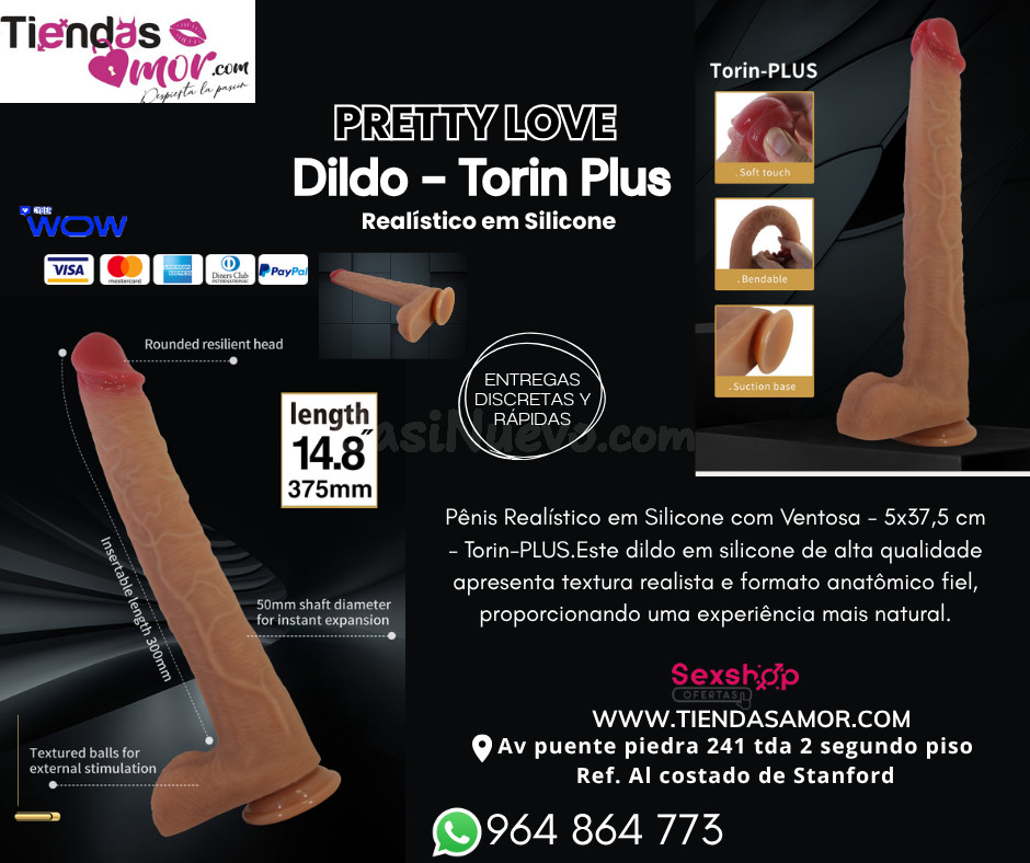 PRETTY LOVE– Dildos TORIN PLUS /Bioprost Desarrollo del Pene Mejora la Potencia Sexual y Aumenta la testosterona. Lima en Puente Piedra