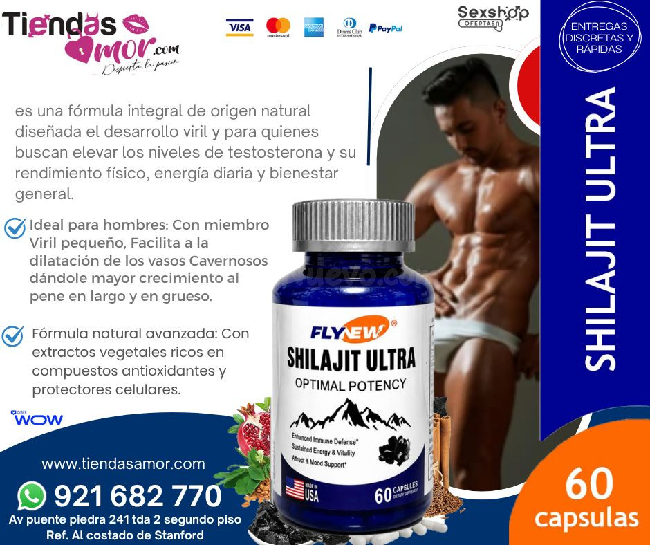 SHILAJIT ULTRA vitalidad y mejora la circulación /Bioprost Desarrollo del Pene Mejora la Potencia Sexual y Aumenta la testosterona. Lima en Puente Piedra