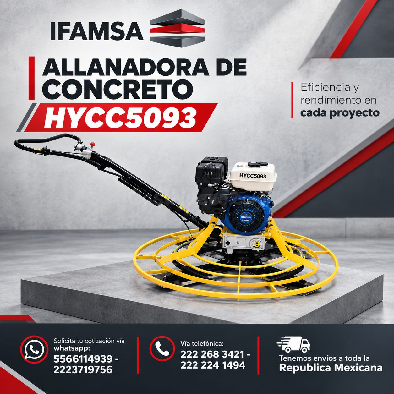 HYUNDAI HYCC5093  ALLANADORA DE CONCRETO