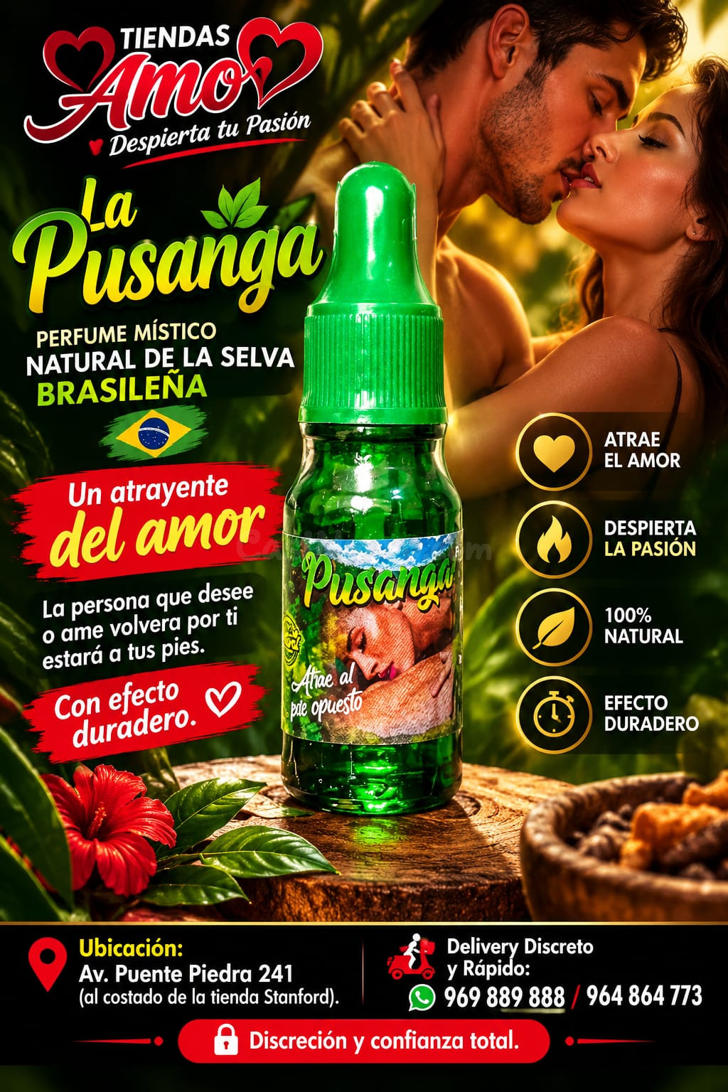 Pusanga amazonica original más profunda y apasionada con tu pareja./Bioprost Desarrollo del Pene Mejora la Potencia Sexual y Aumenta la Testosterona. Lima en Puente Piedra