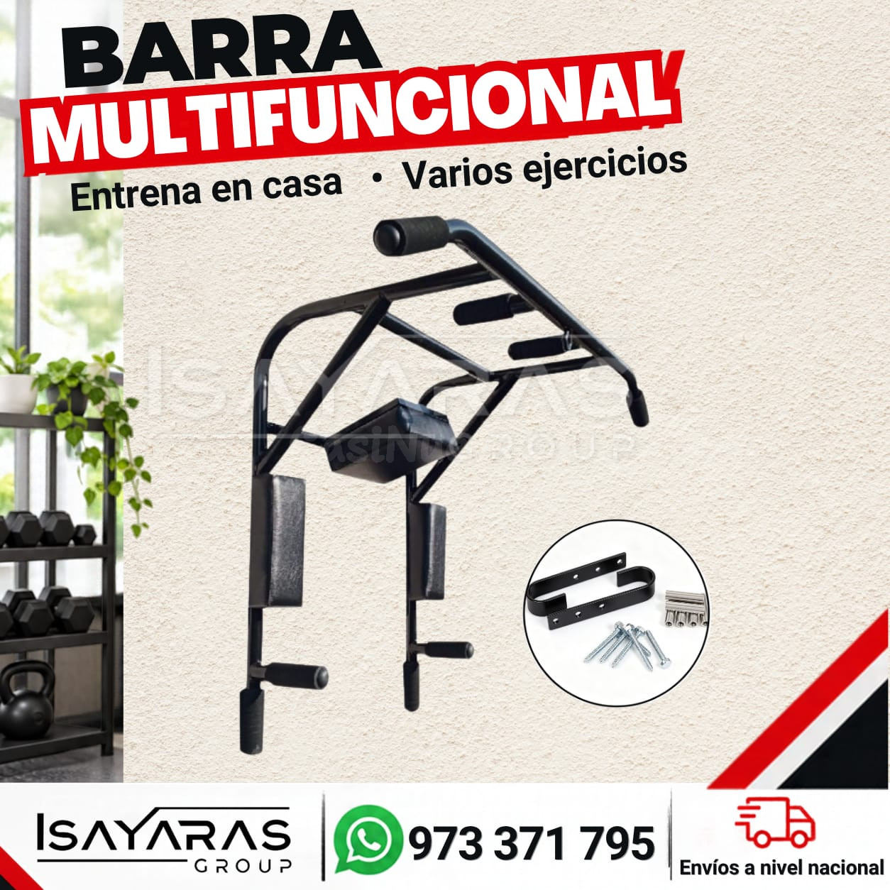 Barra de calistenia fácil de utilizar - isayaras group - foto 3