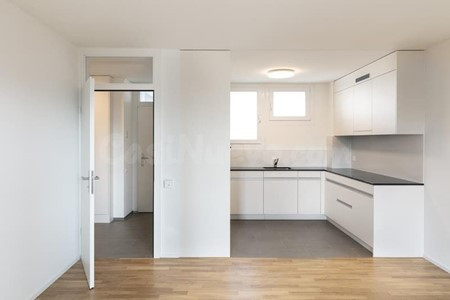 Conjunto cocina y sala minimalista 2023 blanco/negro