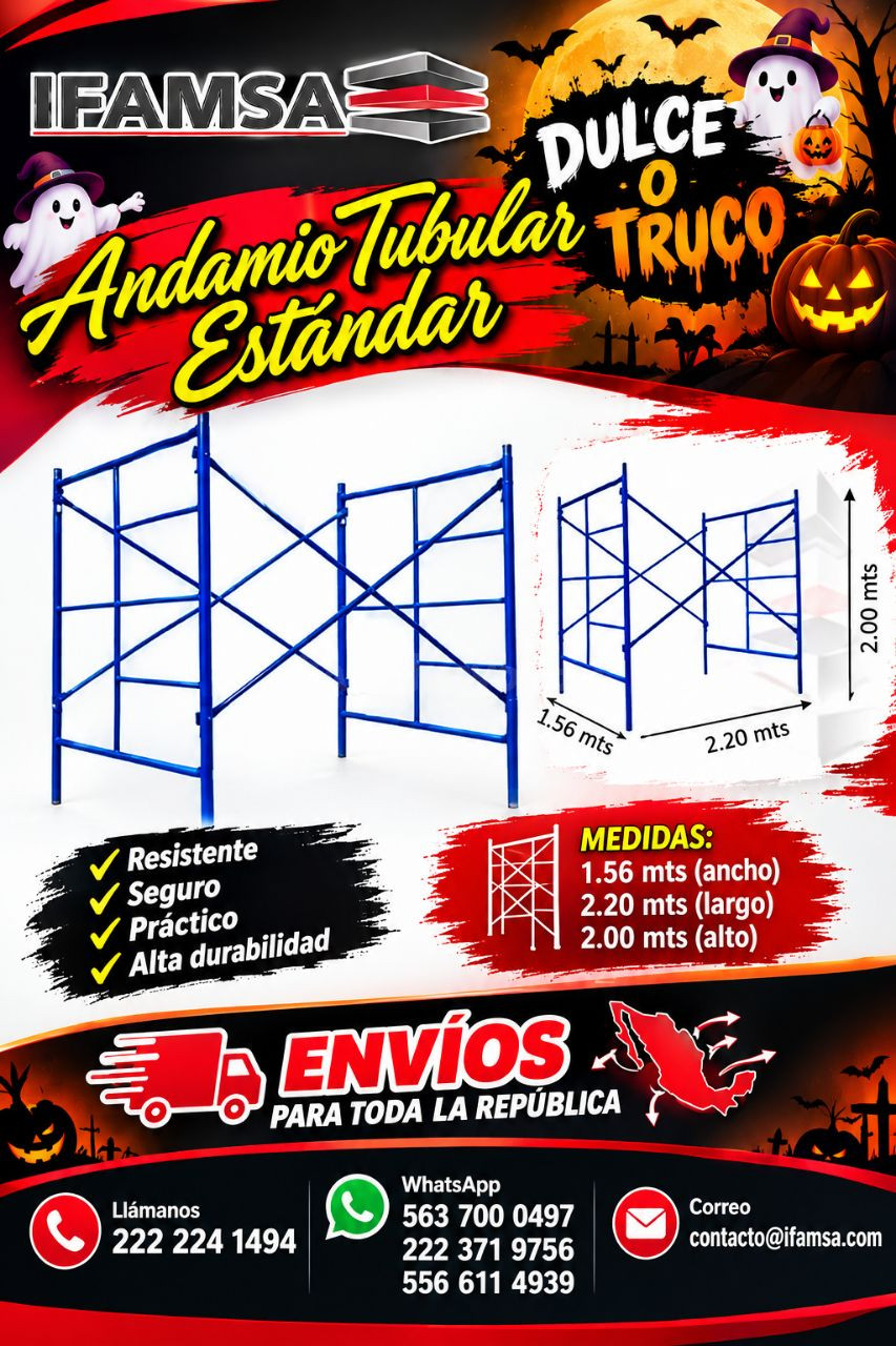 Andamio Tubular Estándar para Halloween