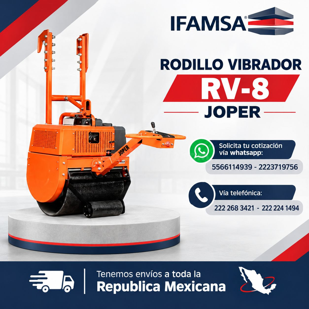 RV-8 JOPER             RODILLO VIBRADOR