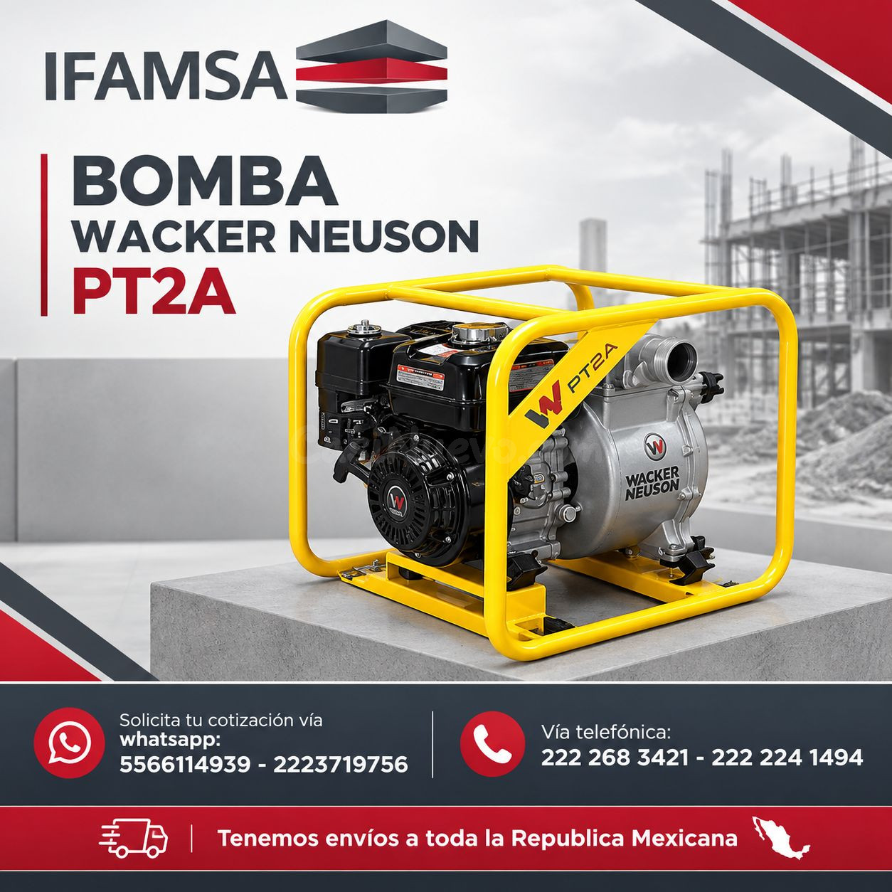 BOMBA WACKER NEUSON PT2A