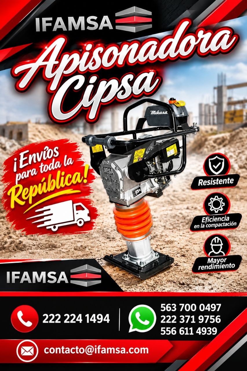 Apisonadora vibratoria Cipsa Mikasa