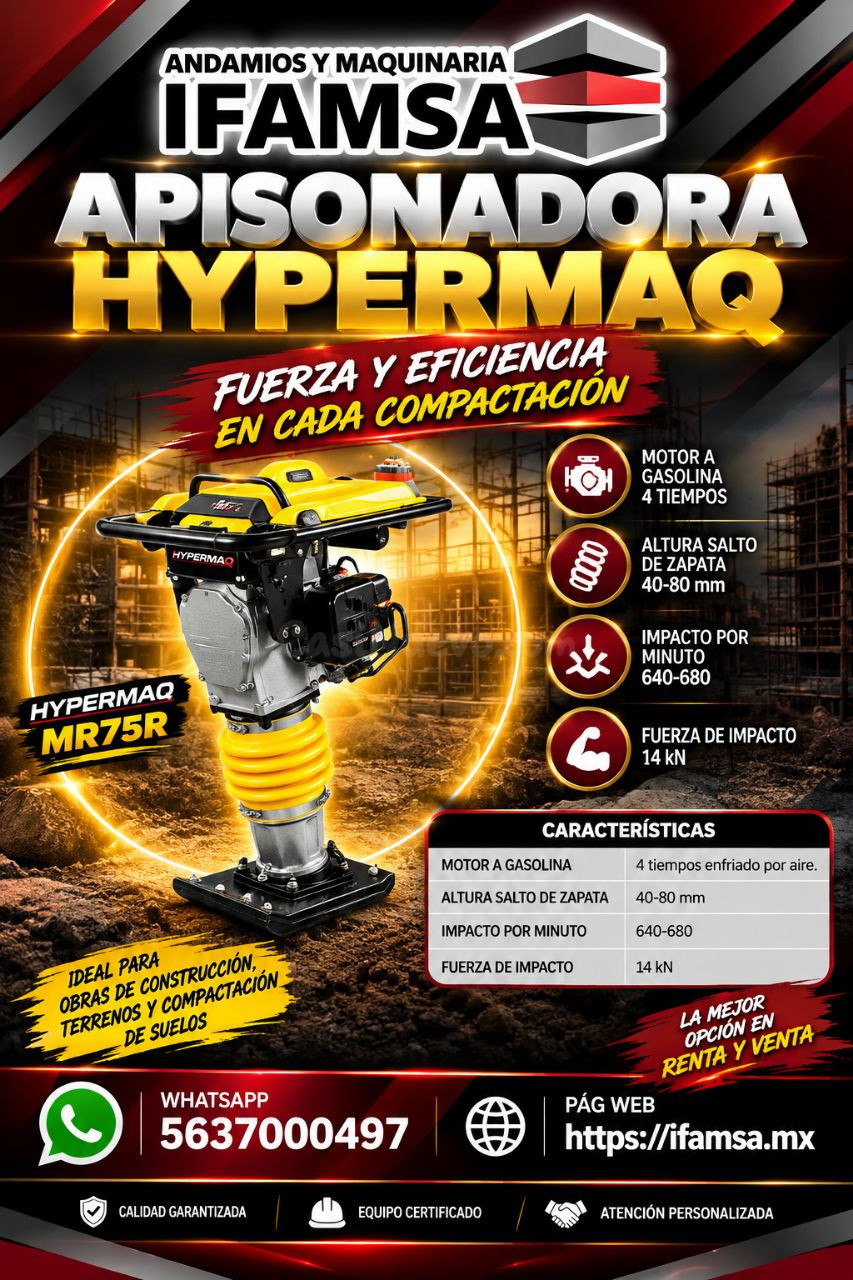 Apisonadora Hypermaq MR75R