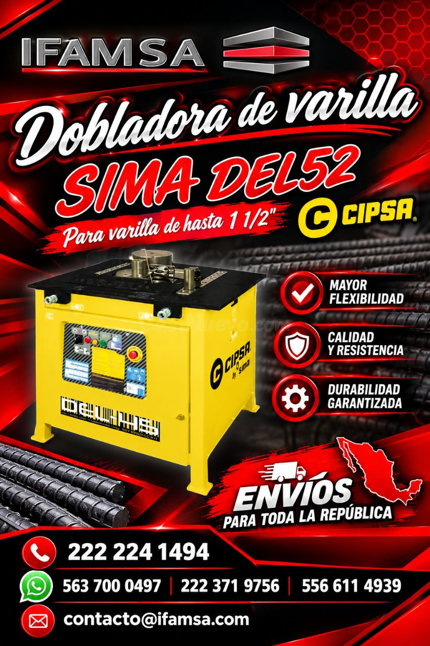 Dobladora de varilla SIMA DEL52