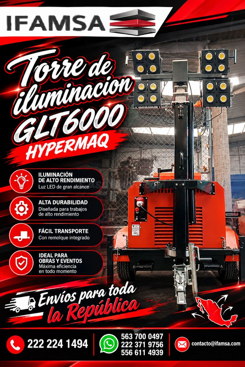 Torre de iluminación GLT6000 Hypermaq