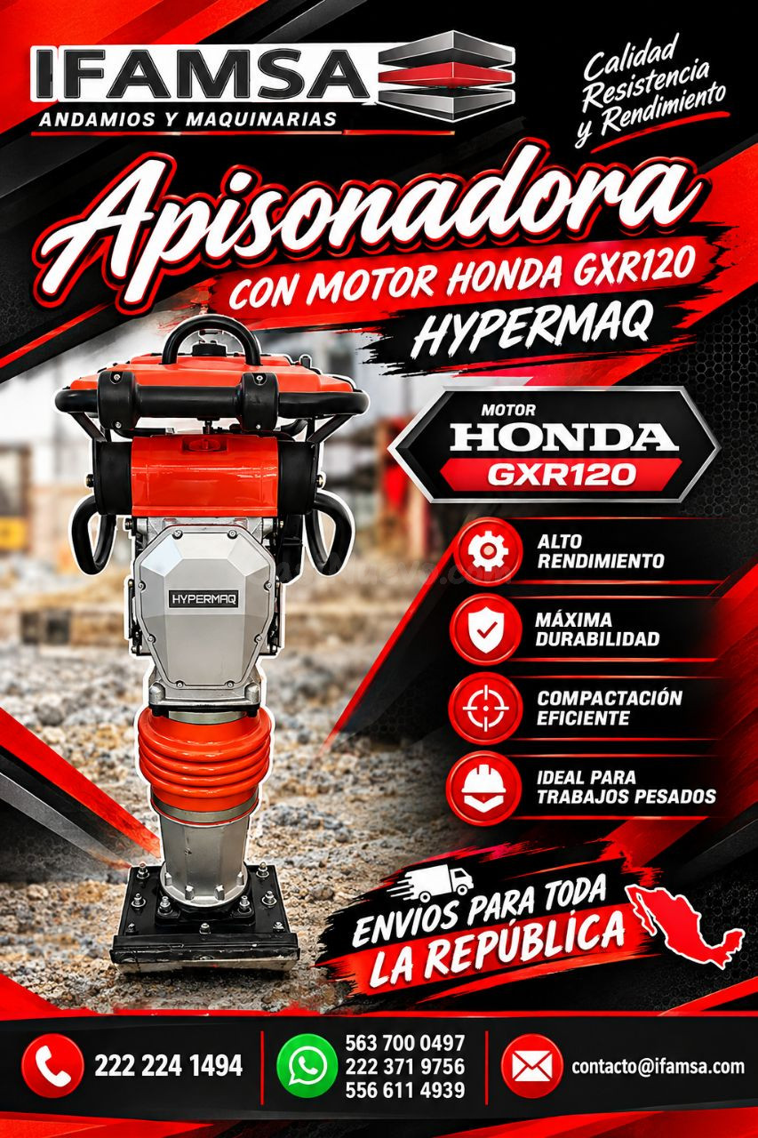 Apisonadora motor Honda GXR120