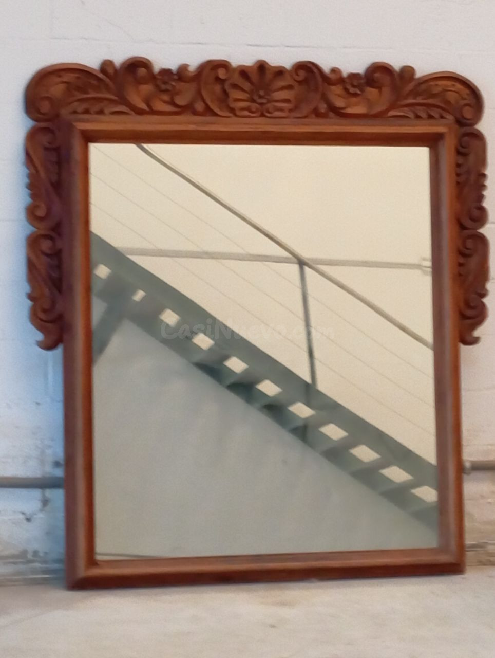 Espejo vintage tallado estilo barroco 1850