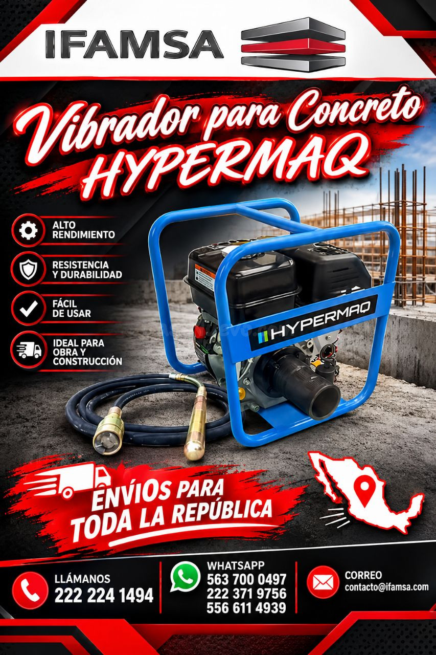 Vibrador concreto Hypermaq IFAMSA