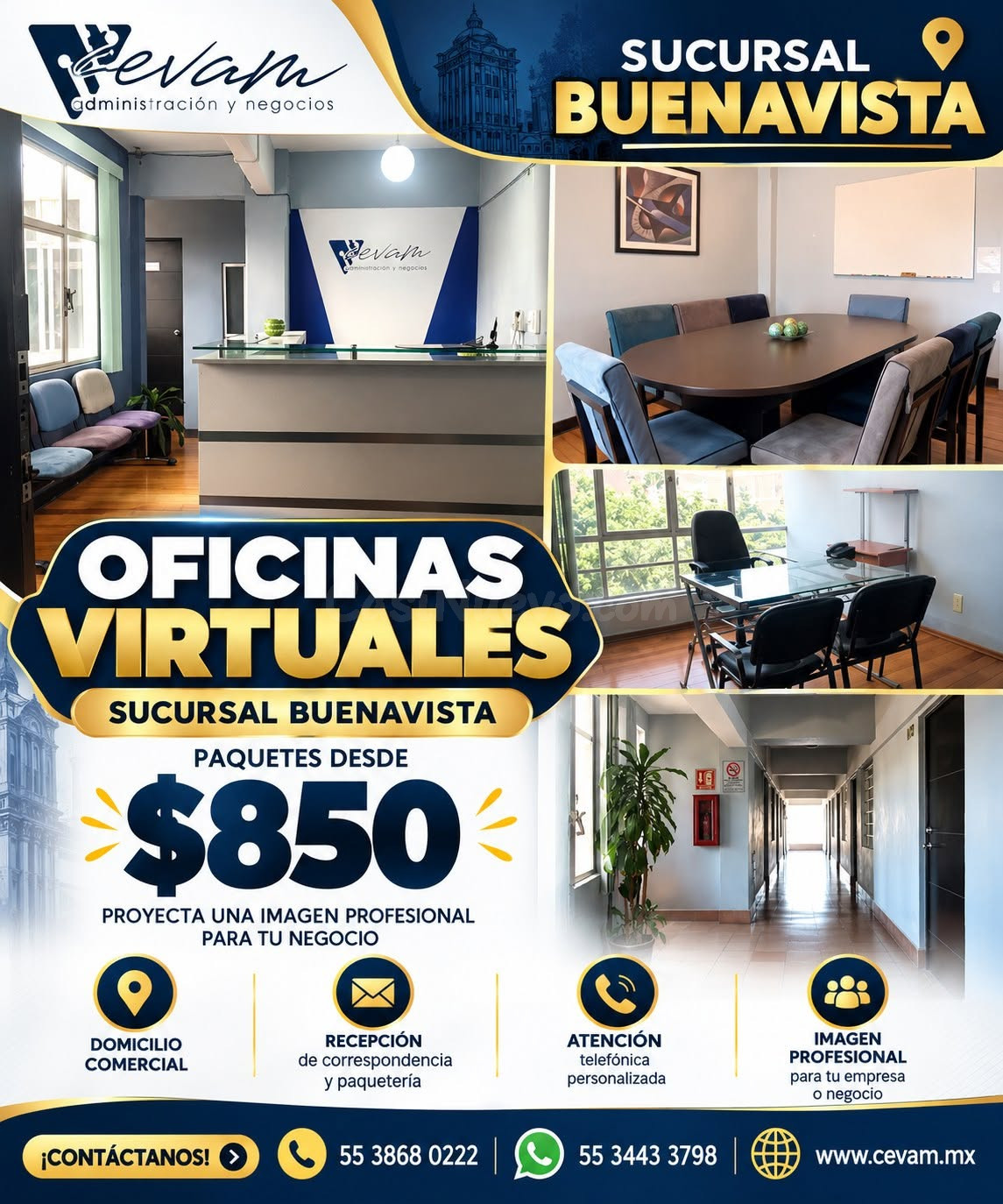 Oficinas virtuales en Buenavista: una solución profesional p