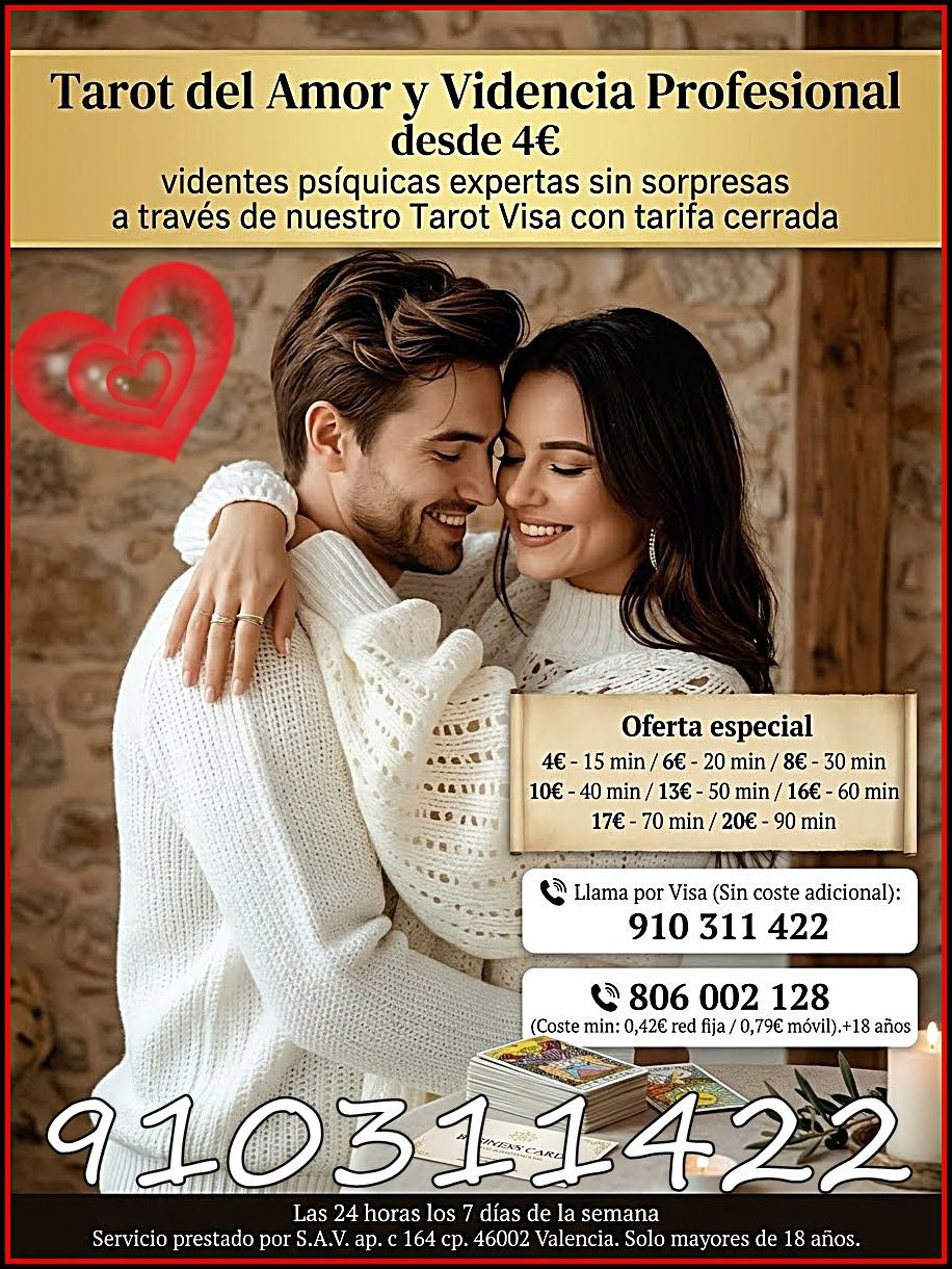 Tarot del Amor y Videncia Profesional Descubre si hay una tercera persona en tu relación.