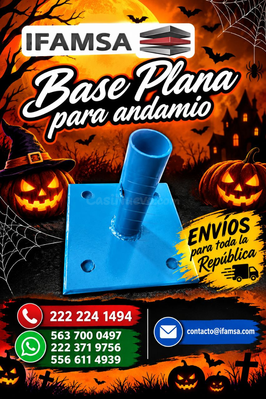Base plana para andamio IFAMSA