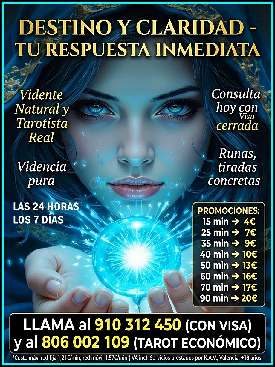 Consultas de claridad y destino con tarotista