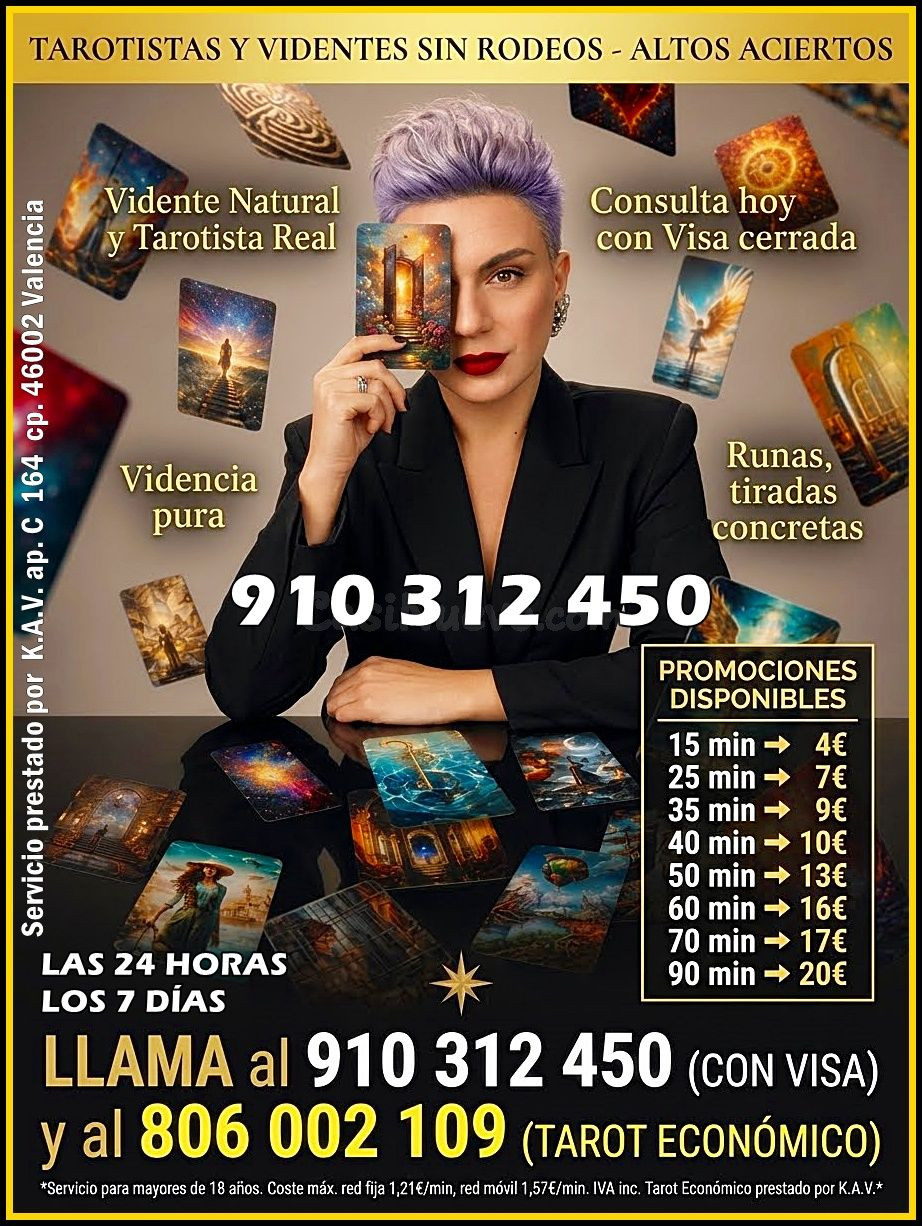 Detén la incertidumbre: Tarot certero y sin rodeos.