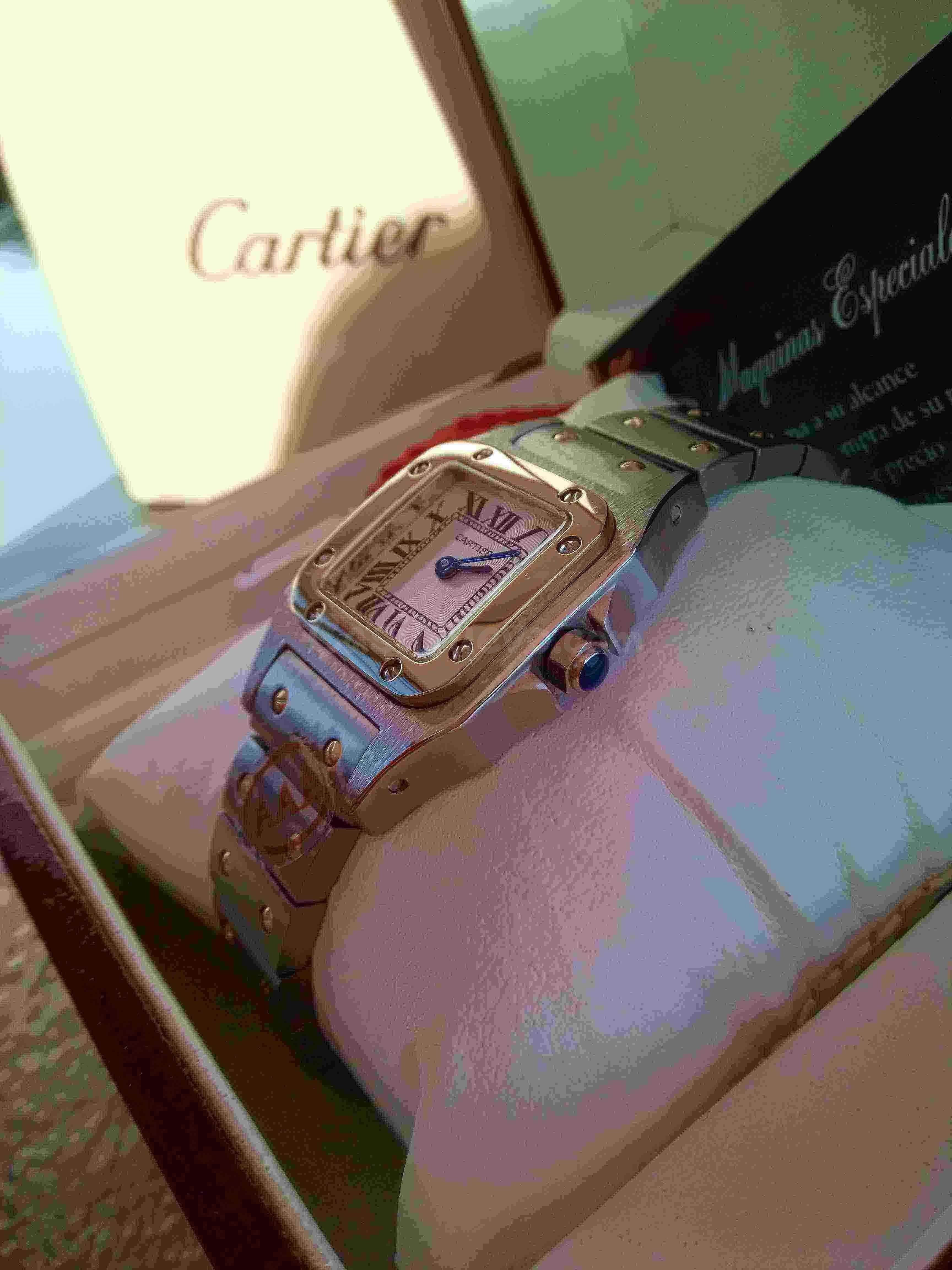 Cartier Santos acero y oro