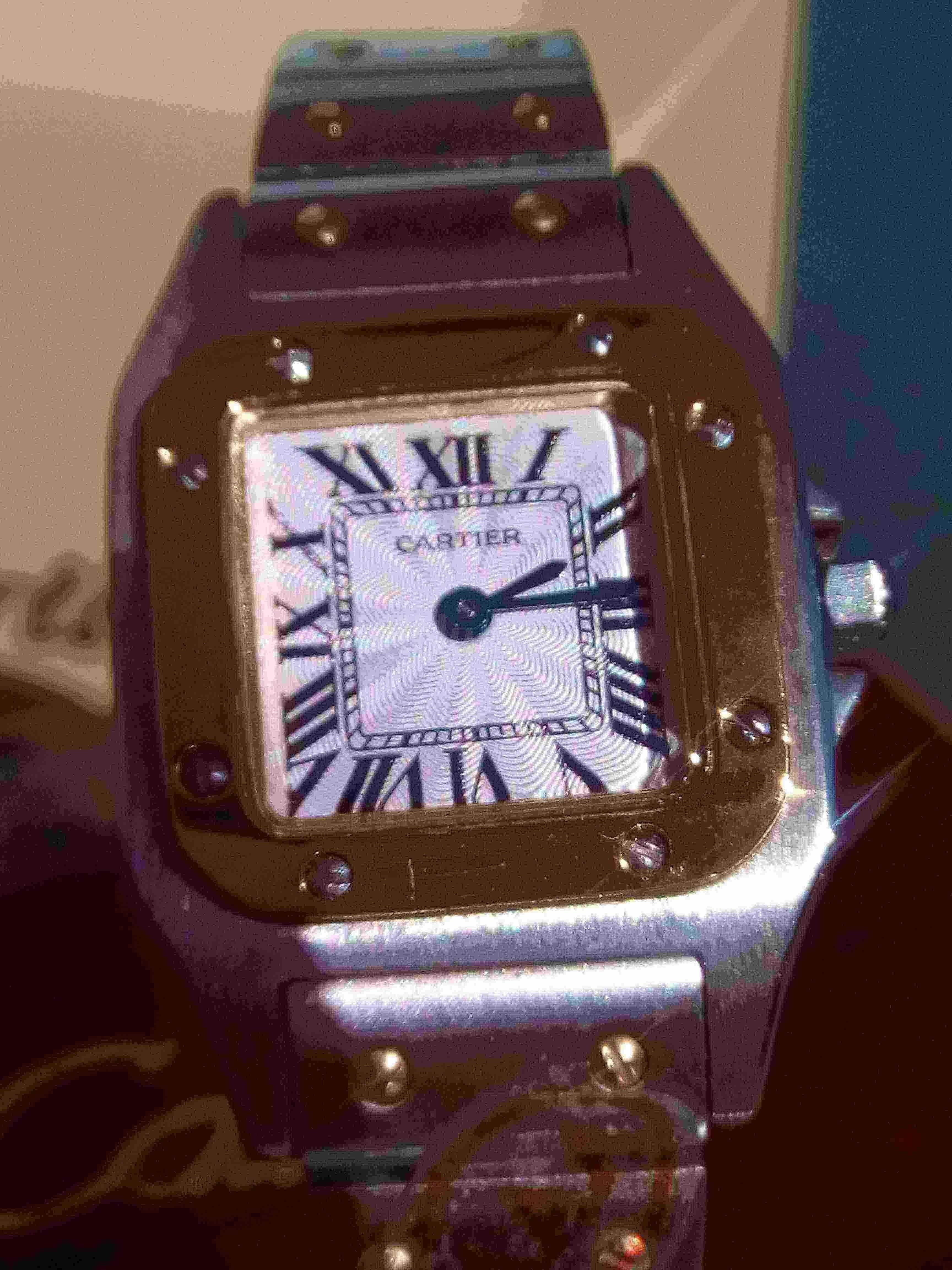 Cartier Santos acero y oro - foto 2
