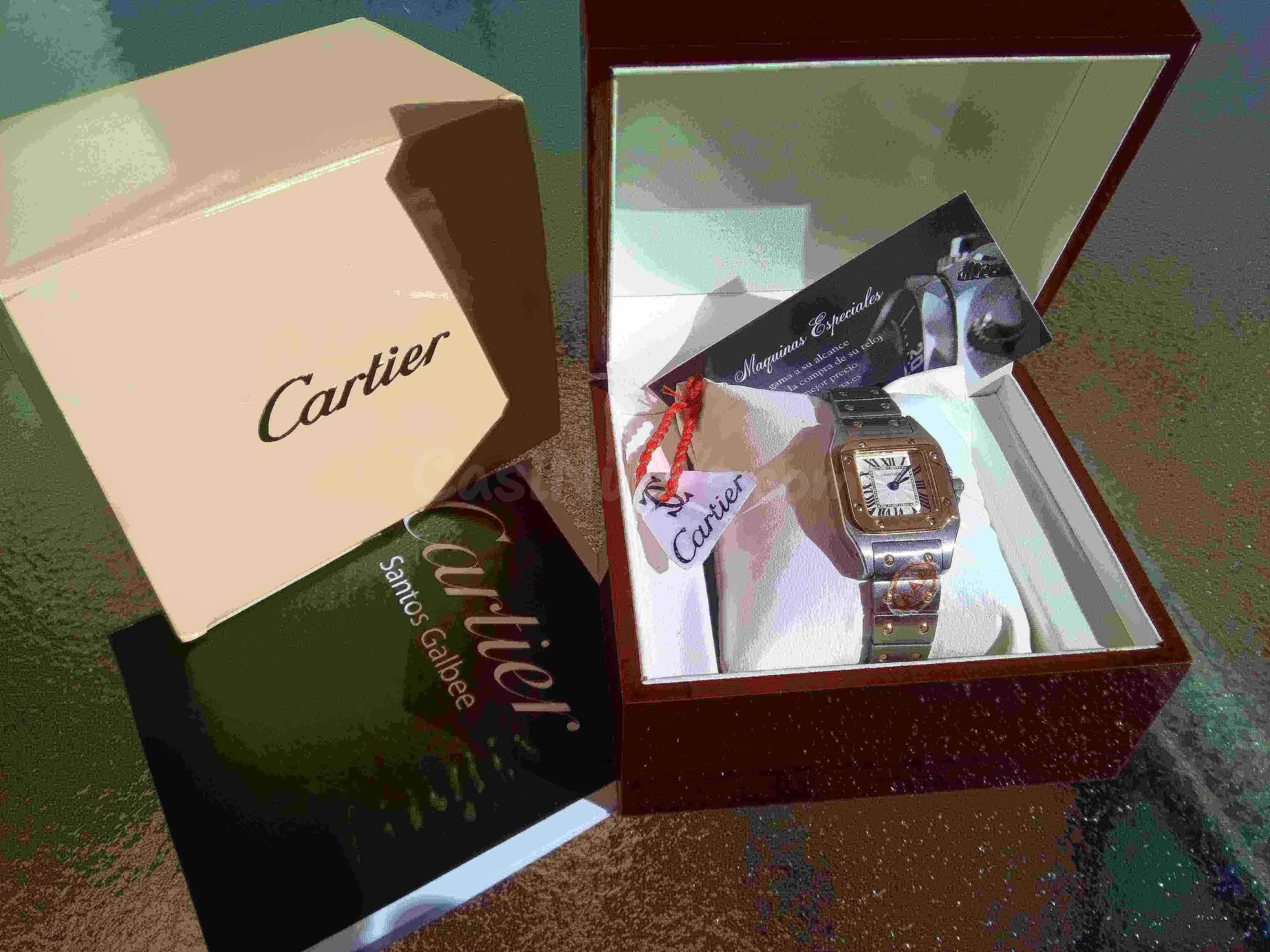 Cartier Santos acero y oro - foto 4