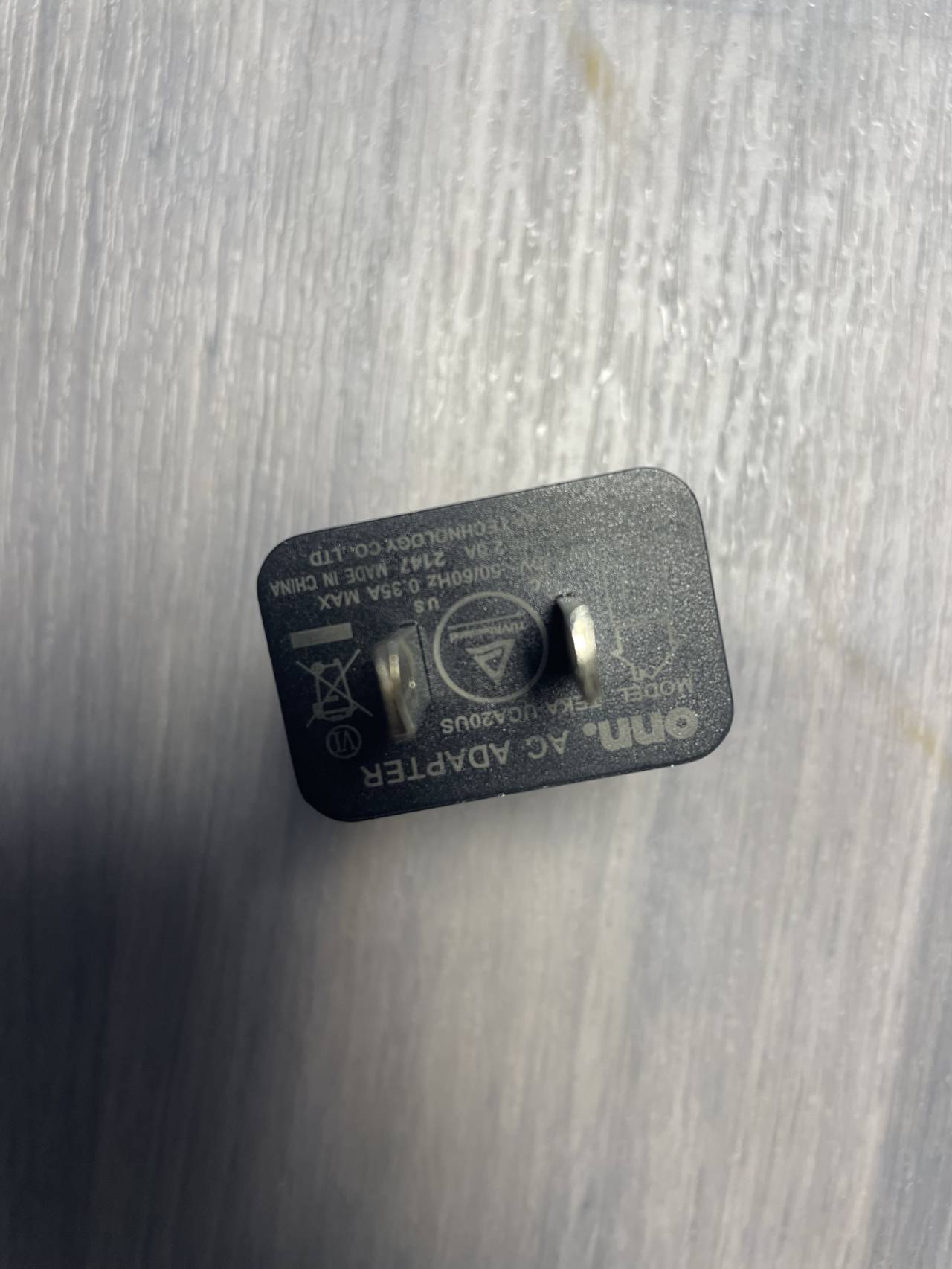 Adaptateur Secteur Onn – Chargeur Mural Usb 5v — image1