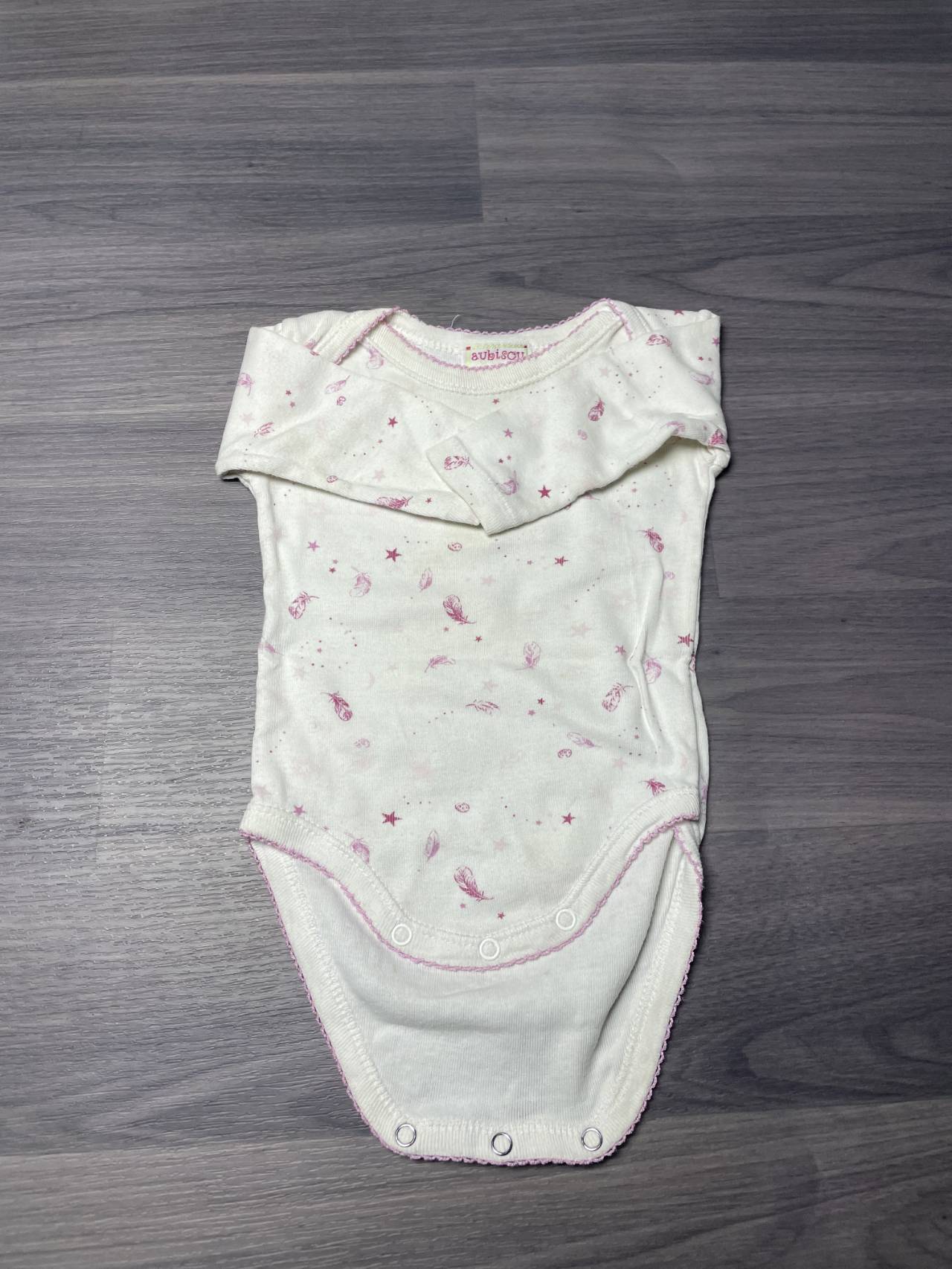 Body Bébé Manches Courtes à Motifs — image principale