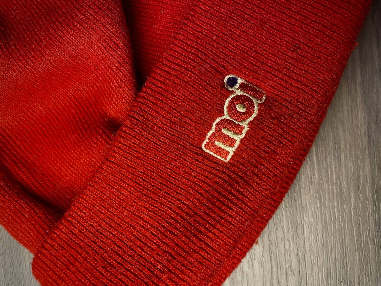 Bonnet En Maille Avec Logo Brodé — image1