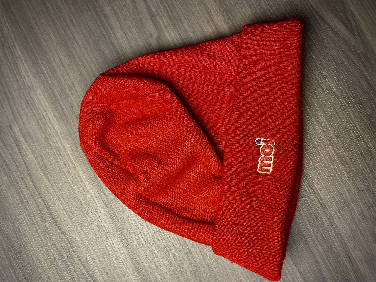 Bonnet En Maille Avec Logo Brodé — image principale