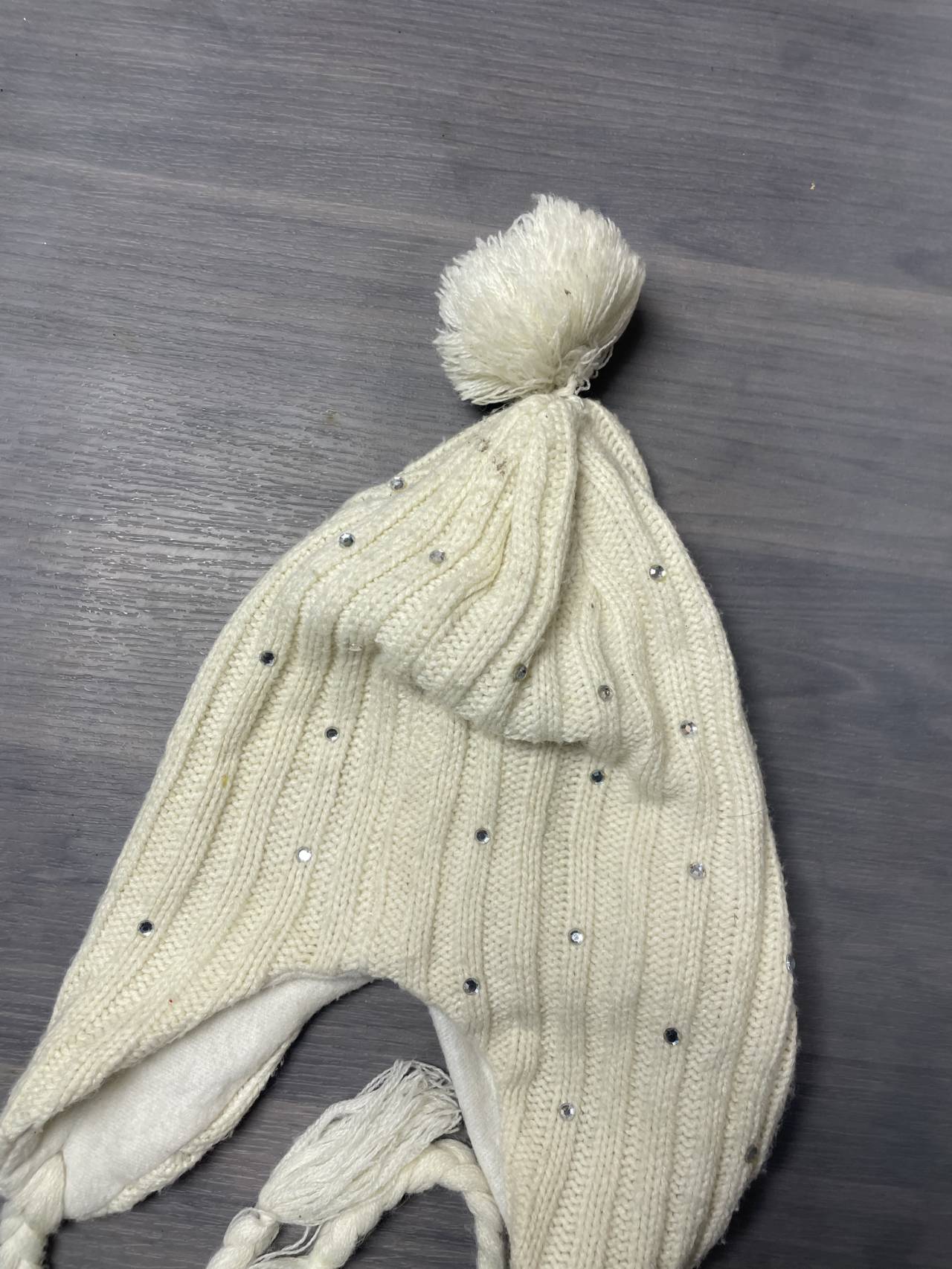 Bonnet Péruvien à Pompon Et Strass — image1