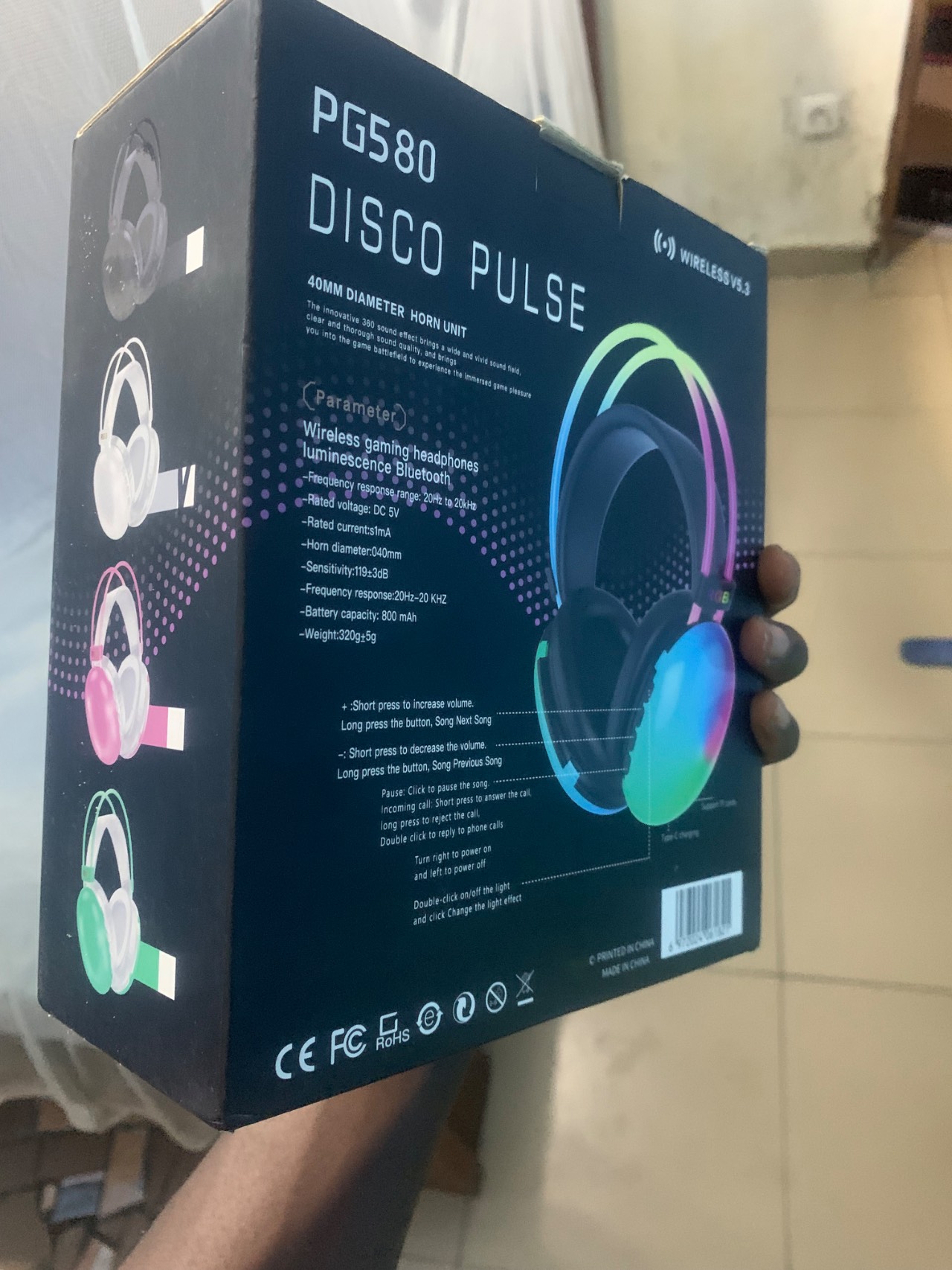 Casque Bluetooth Pg5 80 — image1