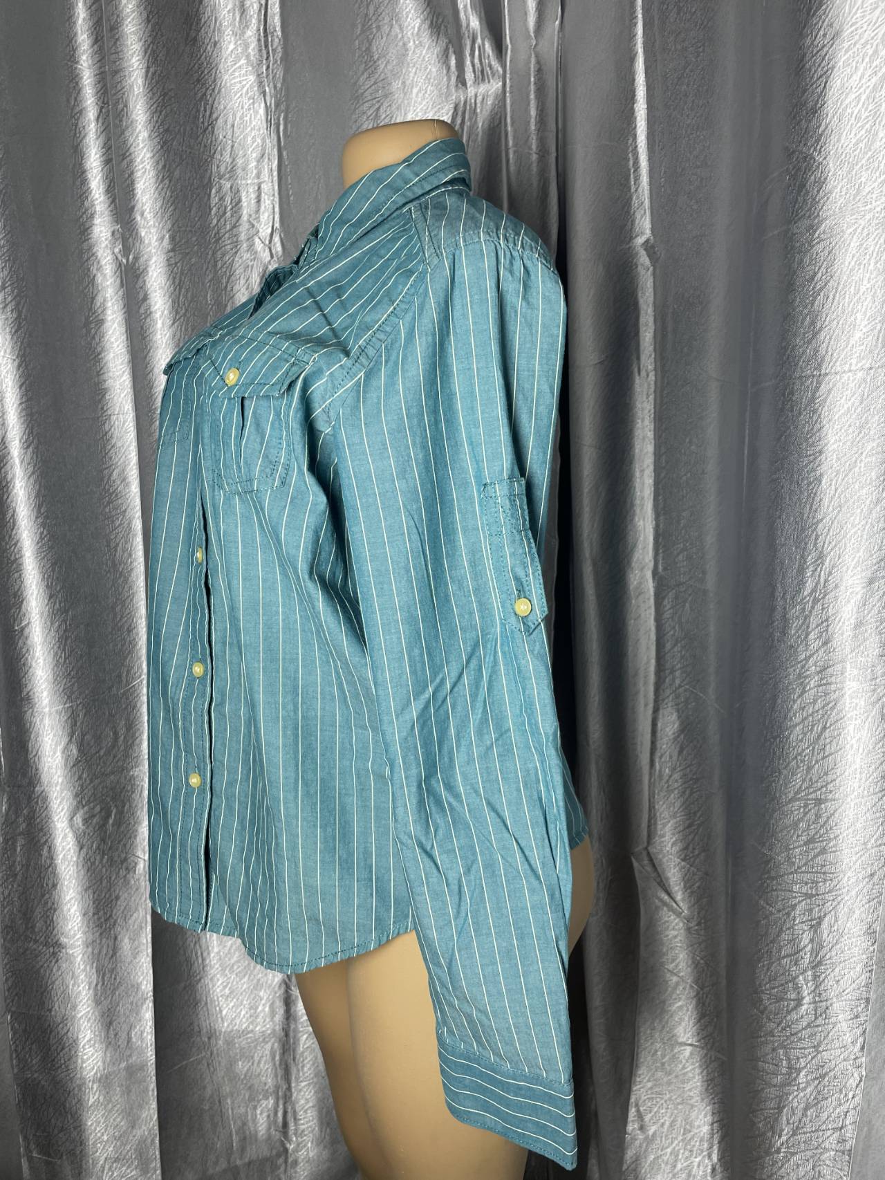 Chemise à Rayures Blanches — image1