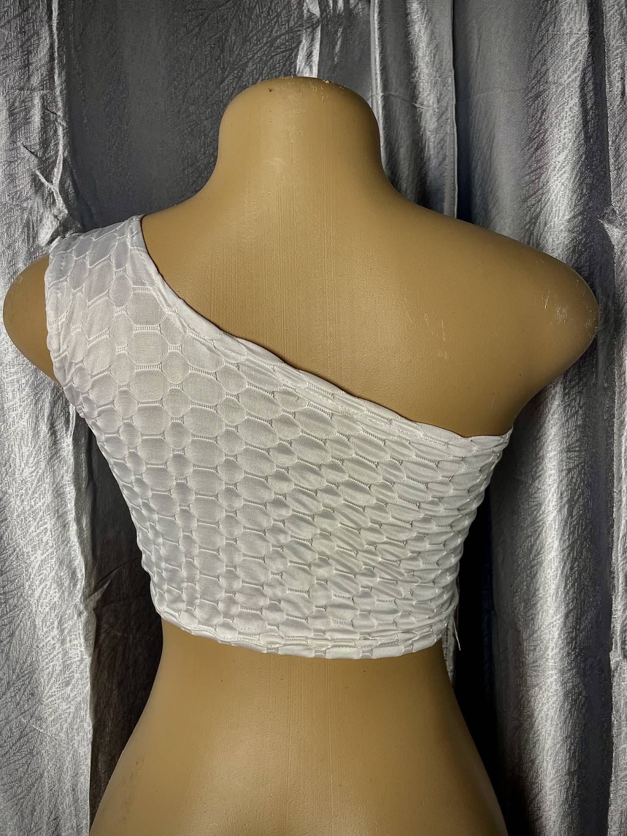 Crop Top Asymétrique Texturé — image2