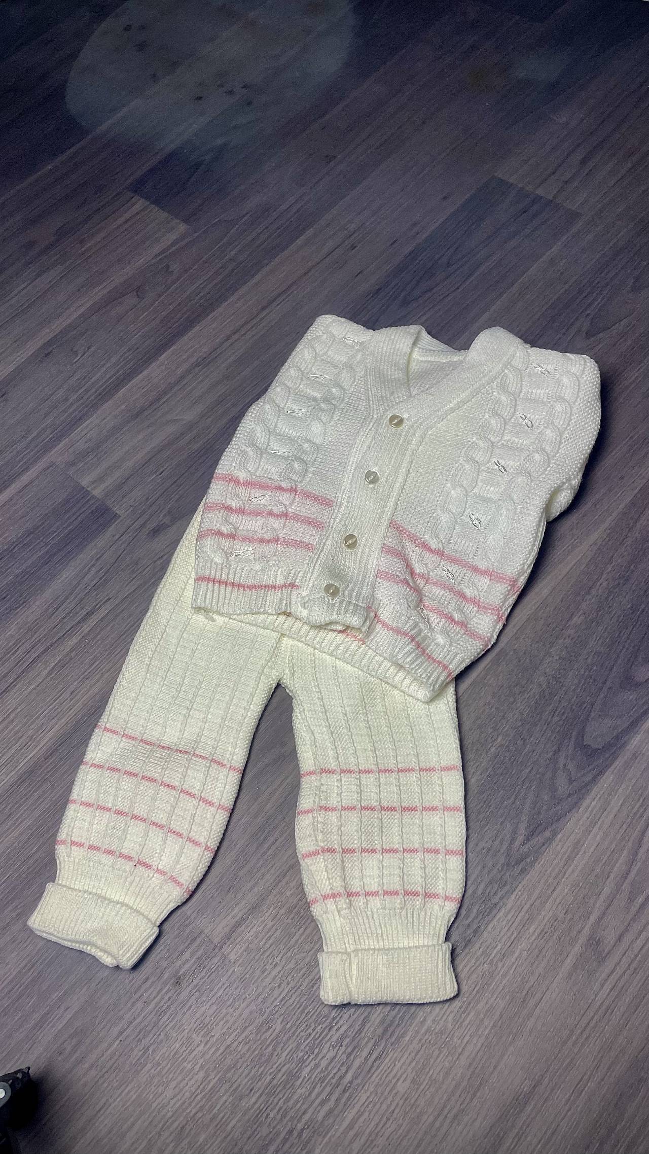 Ensemble En Maille Cassé Pour Bébé — image4