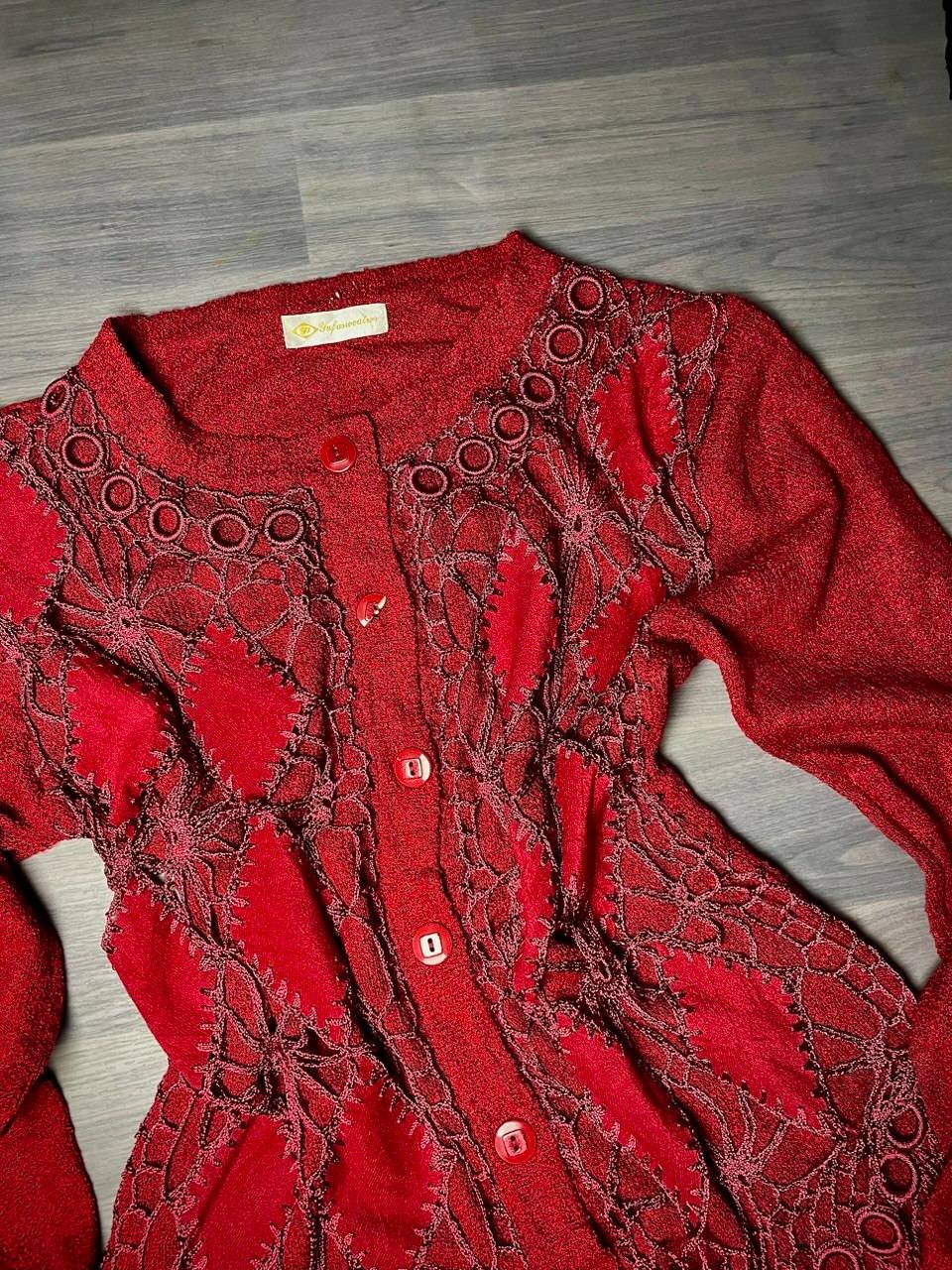Gilet Long Brodé à Motifs Floraux – Femme — image principale