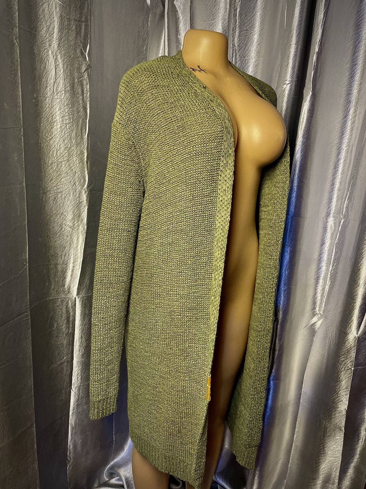 Gilet Long En Maille  – Manches Longues — image2