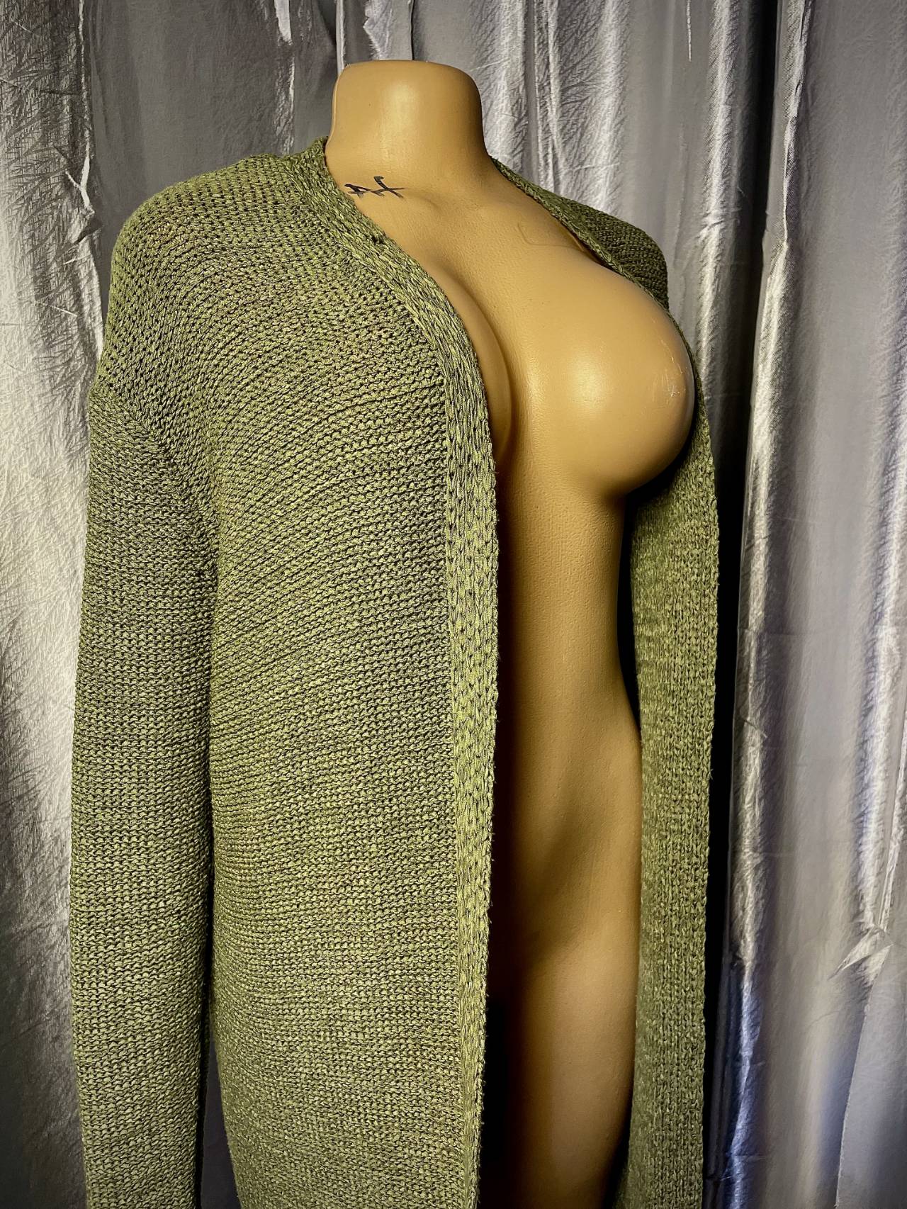 Gilet Long En Maille  – Manches Longues — image3
