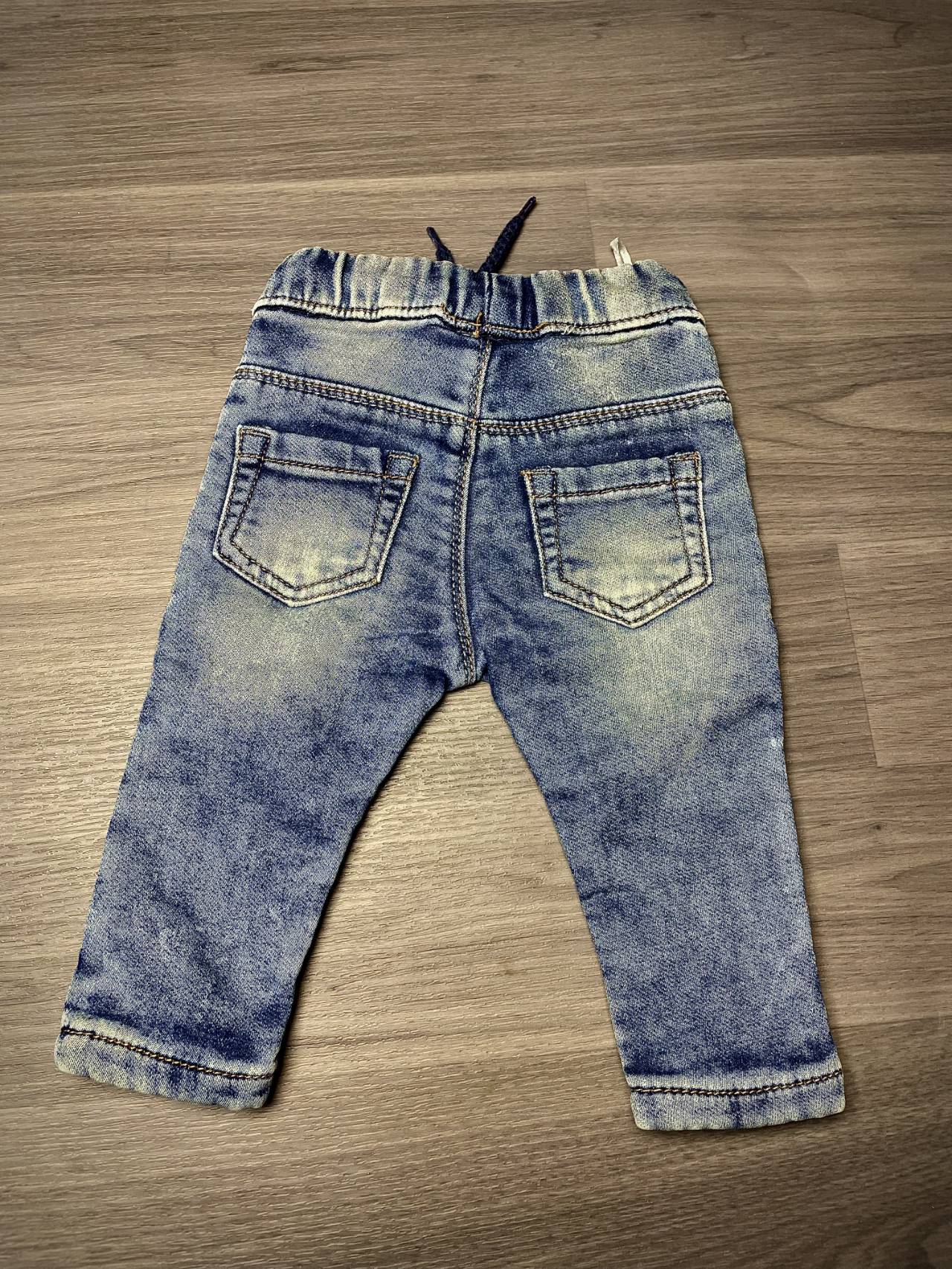 Jean Bébé Délavé Avec Taille élastique — image principale