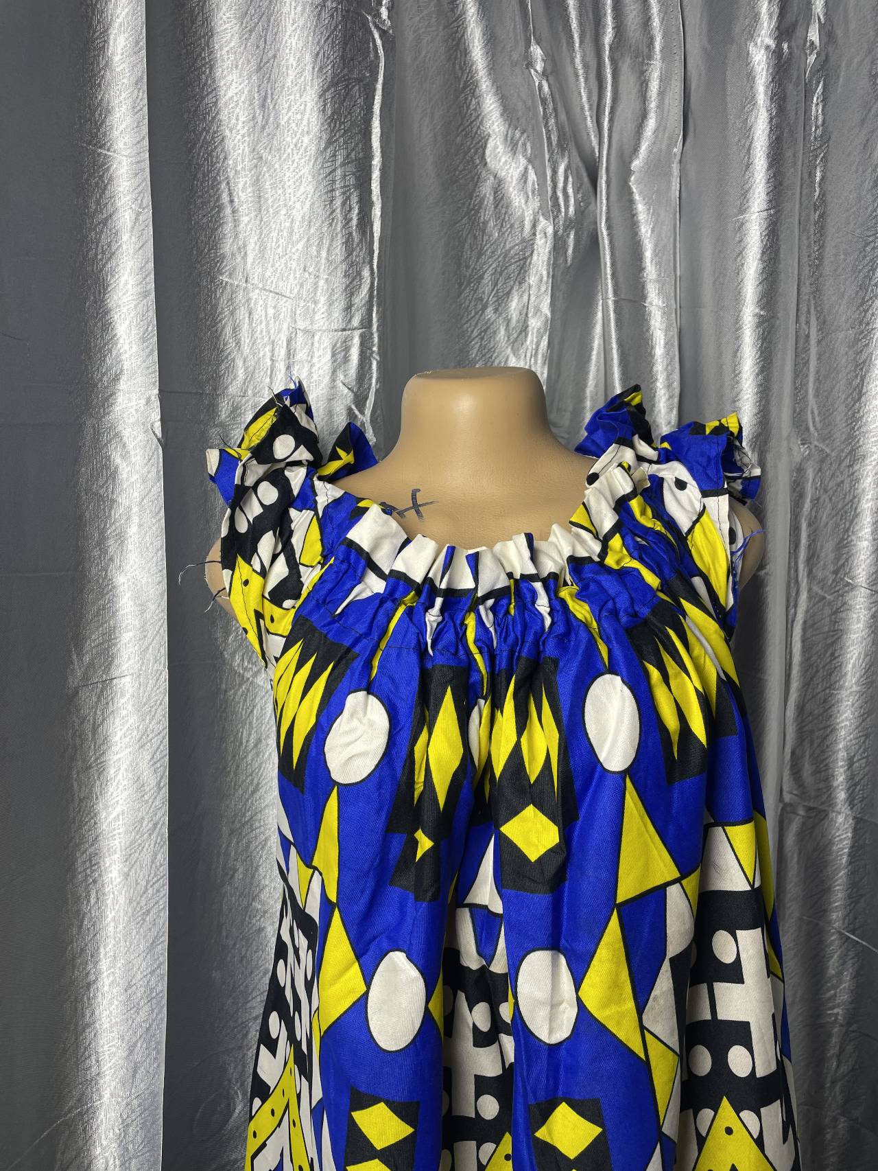 Kaba Longue Fluide à Imprimé Africain — image1