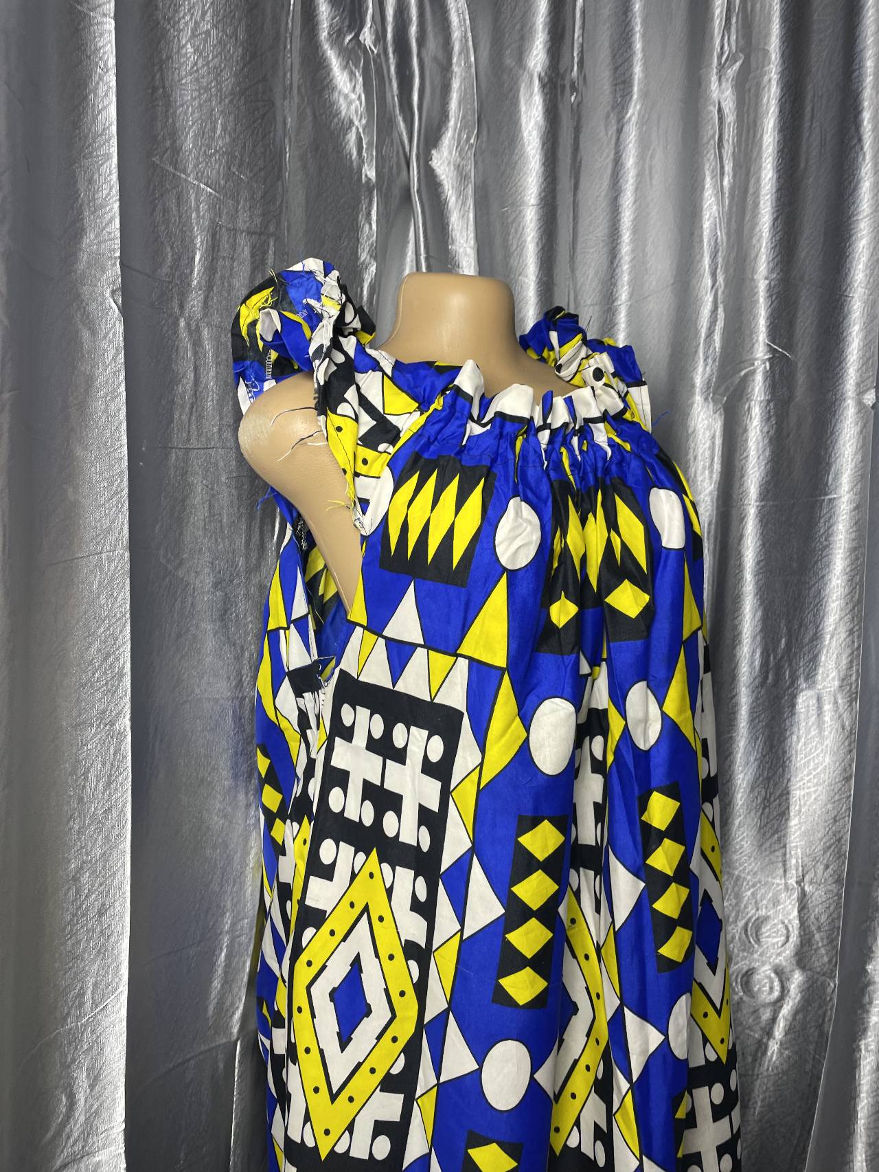 Kaba Longue Fluide à Imprimé Africain — image2