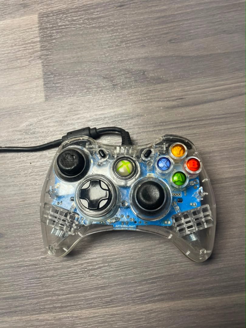 Manette Xbox 360 Afterglow Transparente Filaire – édition Lumineuse — image1