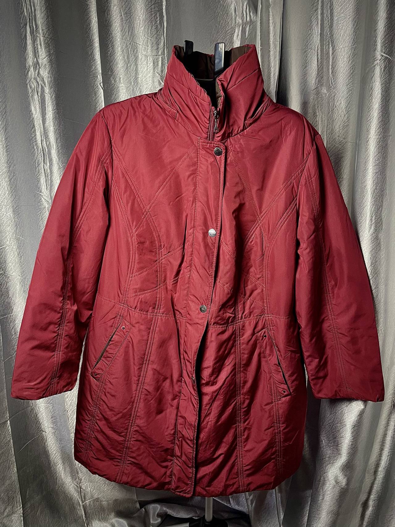 Manteau Long Avec Capuche Amovible — image principale