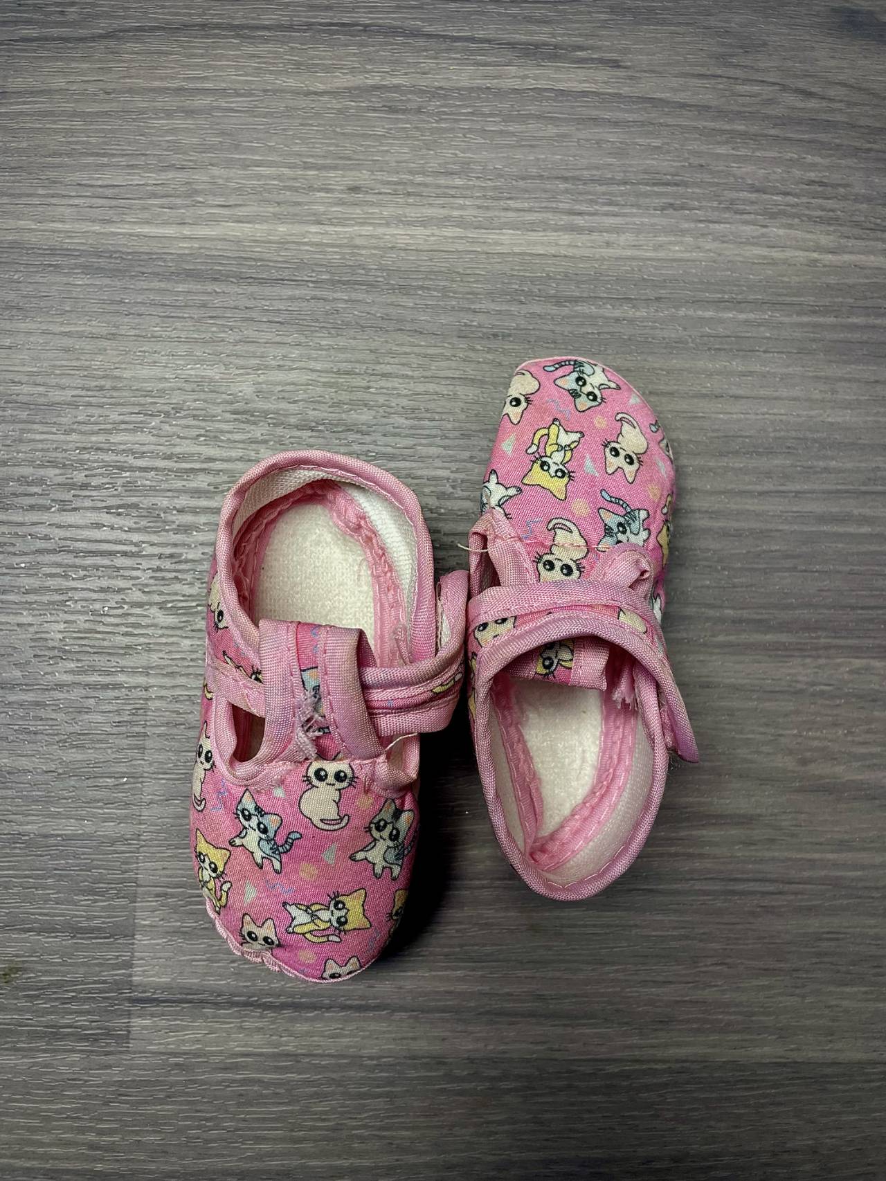 Chaussures Bébé à Motifs De Petits Chats – Semelle Antidérapante — image principale