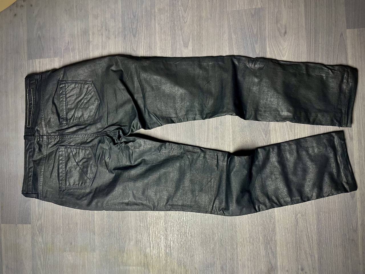 Pantalon Effet Cuir Coupe Droite — image2