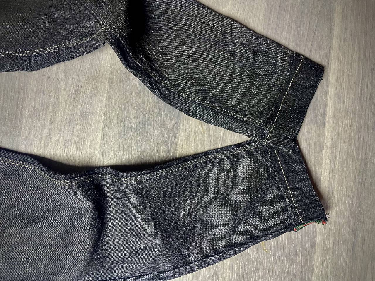 Pantalon Jean à Détails Rayés — image2