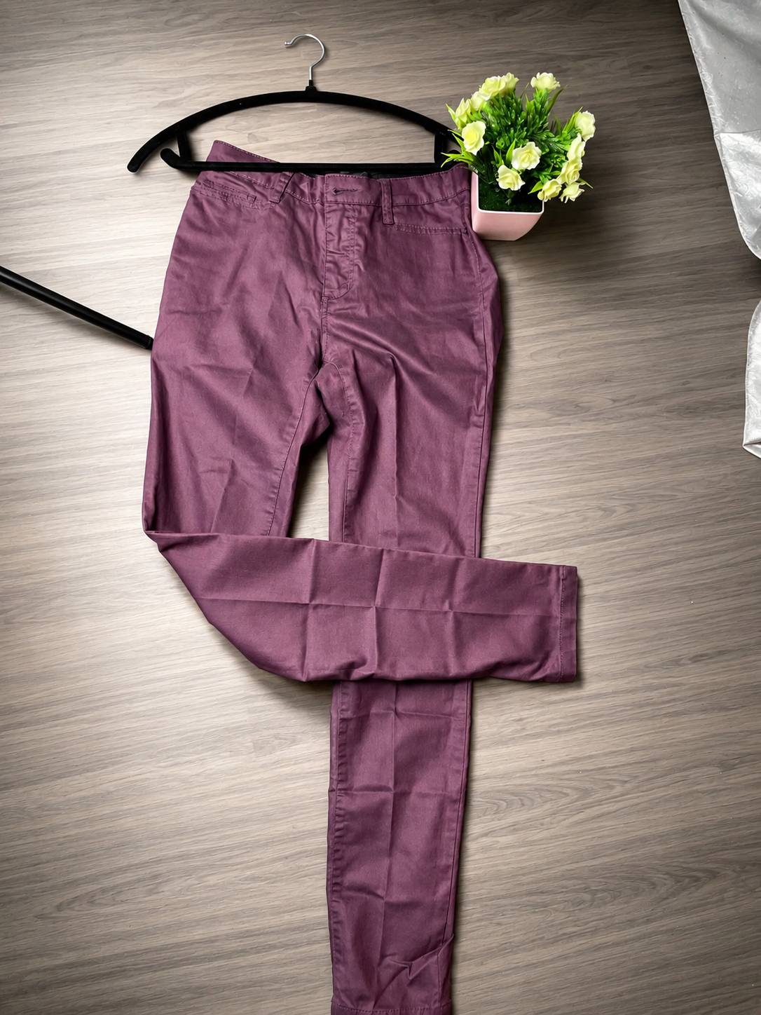 Pantalon Skinny Effet Enduit — image1