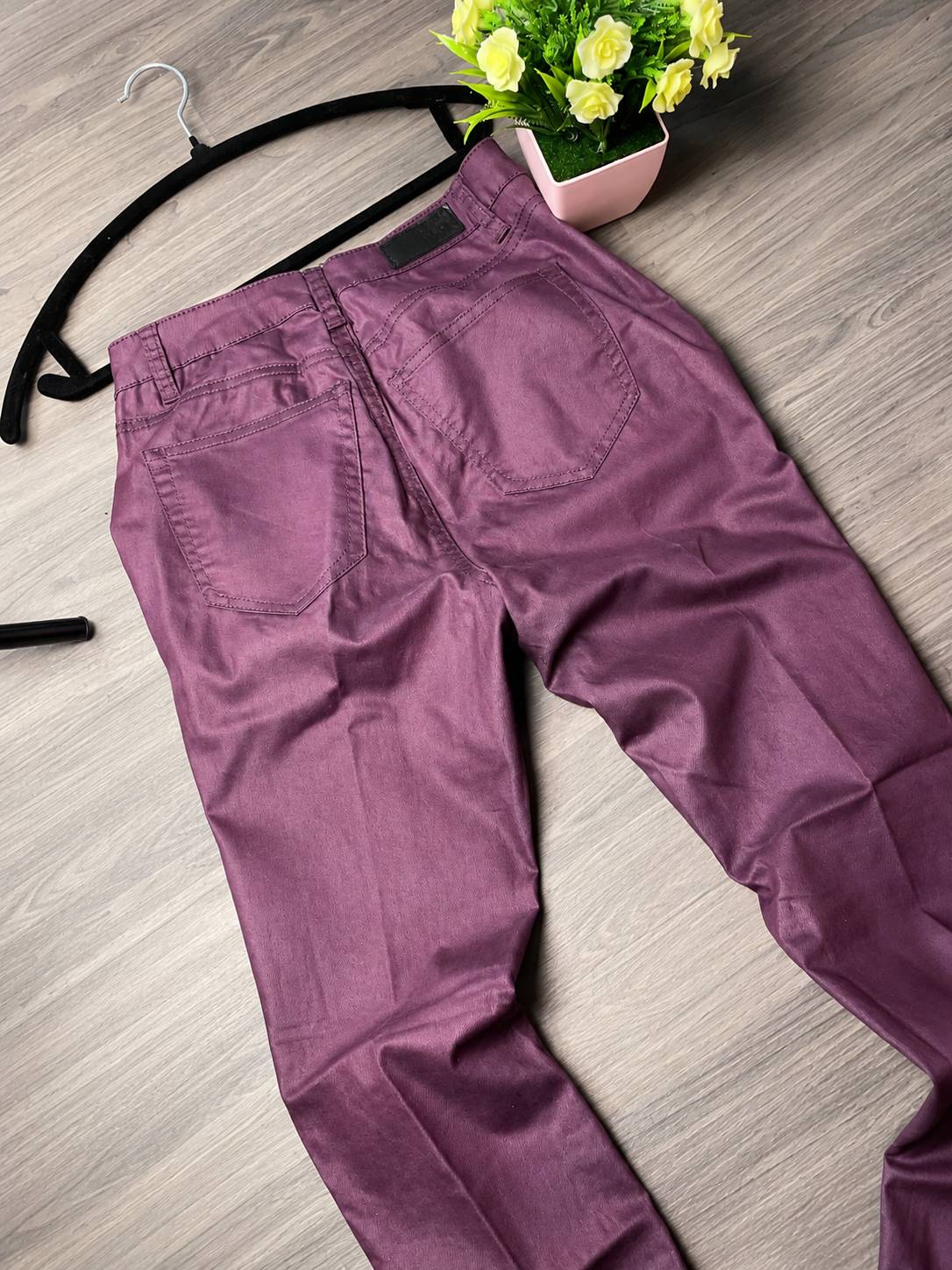 Pantalon Skinny Effet Enduit — image4