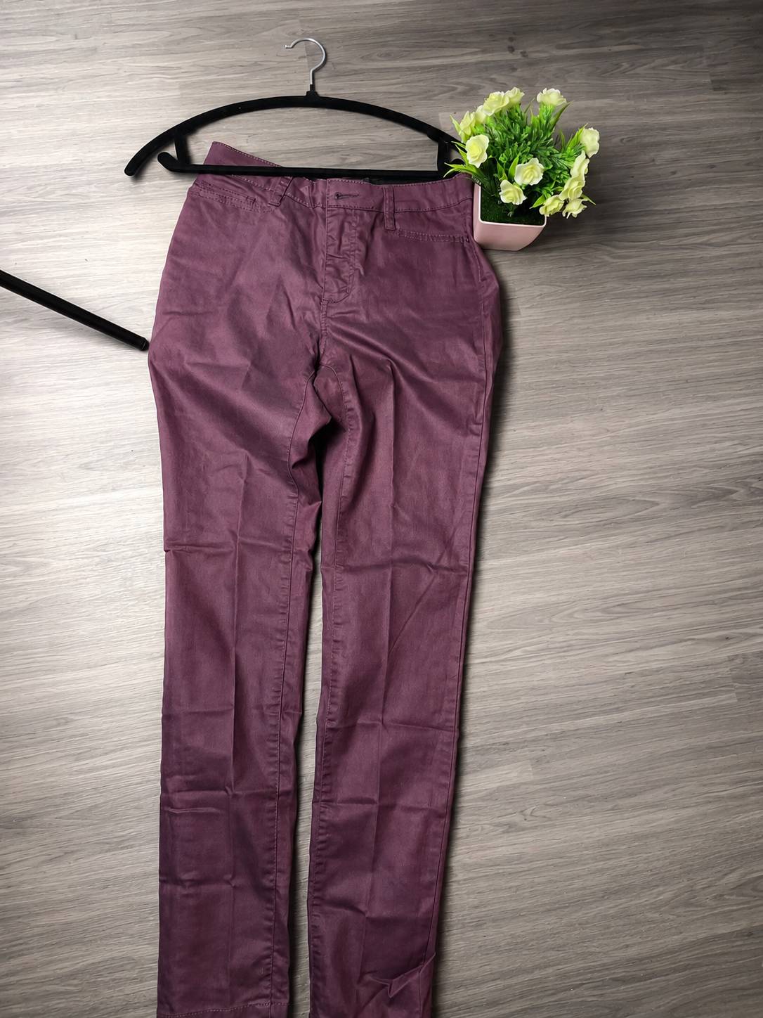 Pantalon Skinny Effet Enduit — image principale