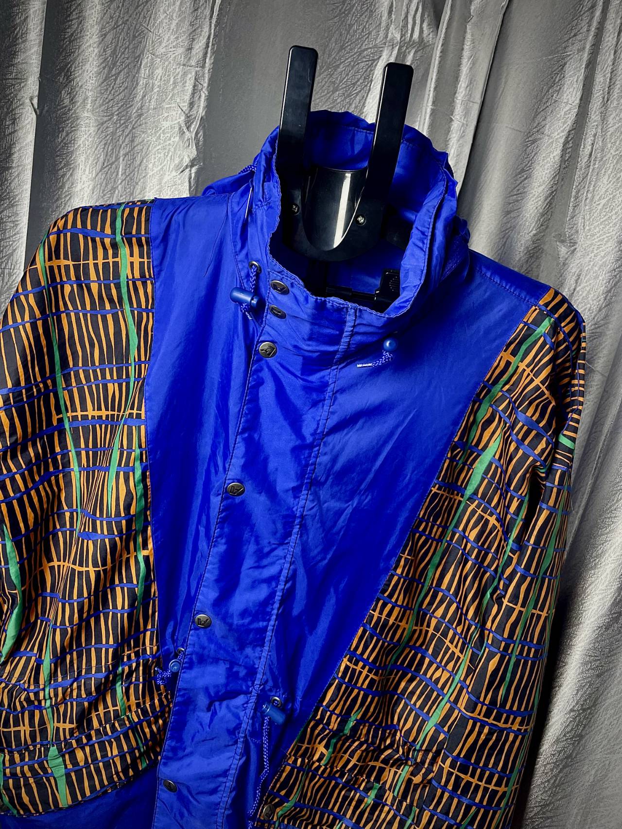 Parka Coupe-vent à Motifs – Style Rétro — image1
